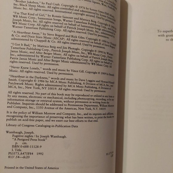 Fugitive Nights - Picture 2 of 4